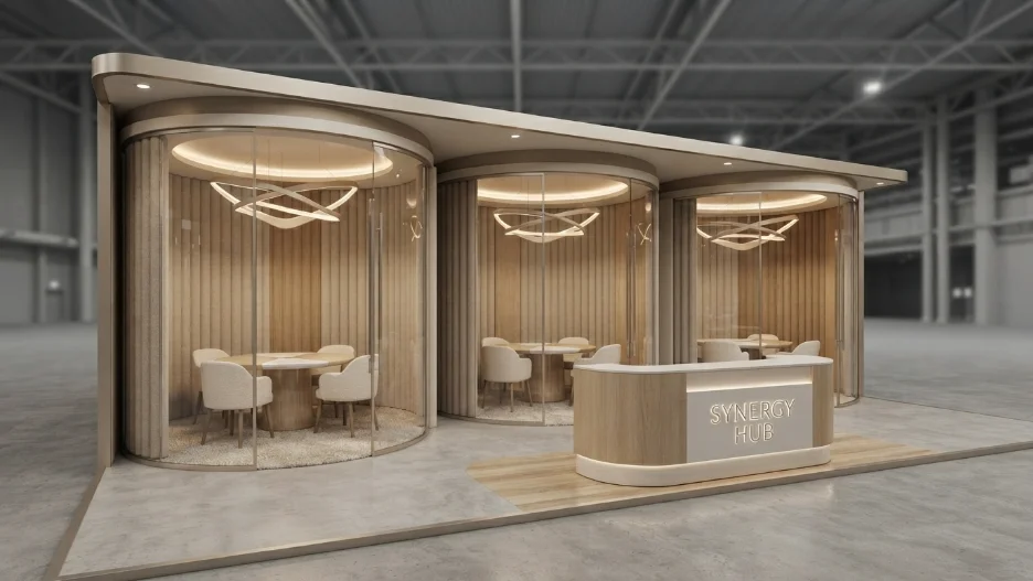 Circular Meeting Pods