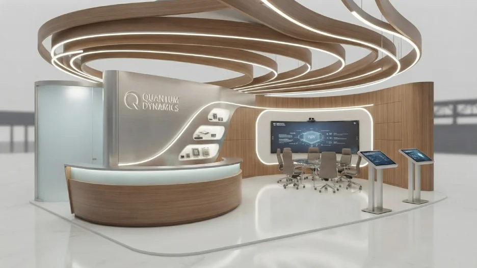 Curved Architectural Booth