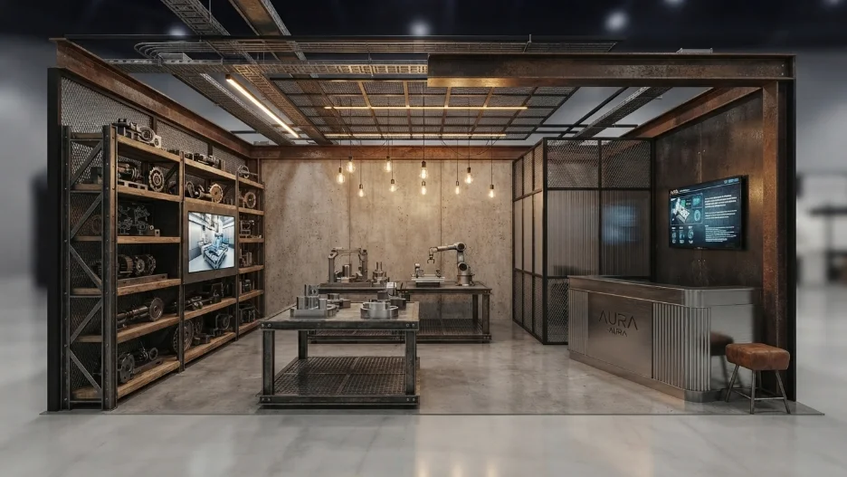Industrial Theme Booth
