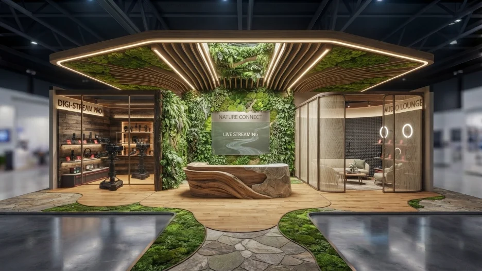 Nature-Inspired Exhibition Stand