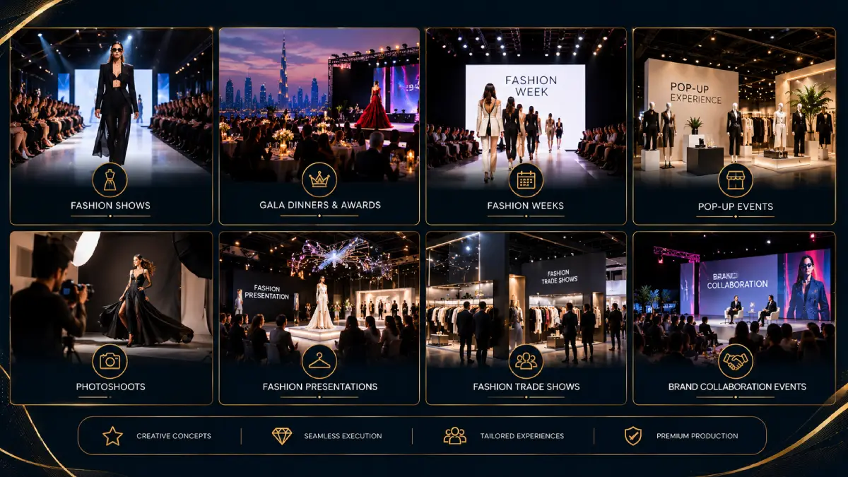 types of fashion events